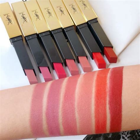 YSL Rouge Pur Couture Lipstick Swatches ♡ 